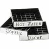 Cal-Mil 632-1 Coffee Engraved Drip Tray 4"W x 4"D - Pkg Qty 12 -Dispensers & Organizers Sales CP6 632 1