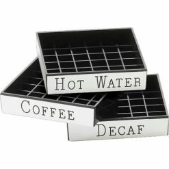 Cal-Mil 632-2 Decaf Engraved Drip Tray 4"W x 4"D - Pkg Qty 12