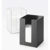 Cal-Mil 635-12 Classic Napkin Holder 5-1/2"W x 5-1/2"D x 8"H Clear - Pkg Qty 2