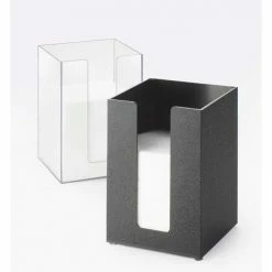 Cal-Mil 635-12 Classic Napkin Holder 5-1/2"W x 5-1/2"D x 8"H Clear - Pkg Qty 2