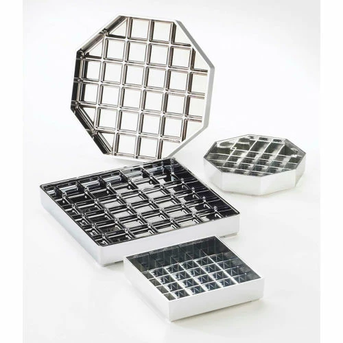 Cal-Mil 681-6-13 Classic Square Drip Tray Black 6"W x 6"D x 1"H - Pkg Qty 12 3 Cal-Mil 681-6-13 Classic Square Drip Tray Black 6"W x 6"D x 1"H - Pkg Qty 12