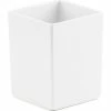 Cal-Mil C1432BODY Melamine Square Jar 4"W x 4"D x 4"H - Pkg Qty 3 -Dispensers & Organizers Sales CP6 C1432BODY