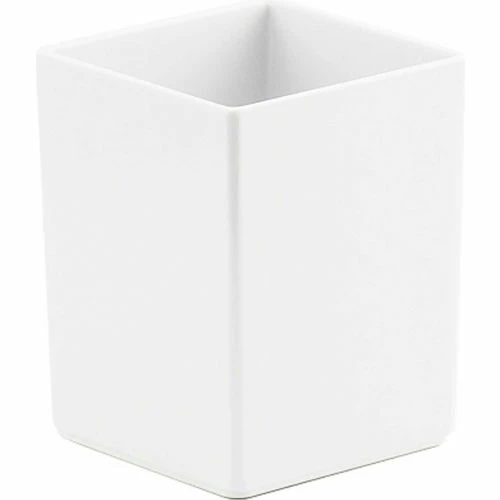 Cal-Mil C1432BODY Melamine Square Jar 4"W x 4"D x 4"H - Pkg Qty 3 3 Cal-Mil C1432BODY Melamine Square Jar 4"W x 4"D x 4"H - Pkg Qty 3