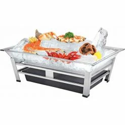 Cal-Mil IP2020-13 Large Ultimate Ice Housing Display 24"W x 48"D x 10"H Black