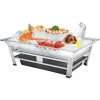 Cal-Mil IP2020-39 Large Ultimate Ice Housing Display 24"W x 48"D x 10"H Platinum -Dispensers & Organizers Sales CP6 IP2020 39