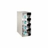 Dispense-Rite® Countertop Left 4 Cup Dispensing Cabinet w/Organizers - SS -Dispensers & Organizers Sales DEI BFL C 4LSS