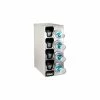 Dispense-Rite® Countertop Right 4 Cup Dispensing Cabinet w/Organizers - SS -Dispensers & Organizers Sales DEI BFL C 4RSS