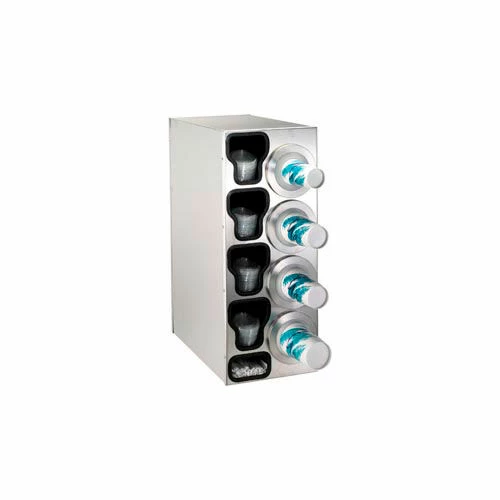 Dispense-Rite® Countertop Right 4 Cup Dispensing Cabinet w/Organizers - SS 3 Dispense-Rite® Countertop Right 4 Cup Dispensing Cabinet w/Organizers - SS