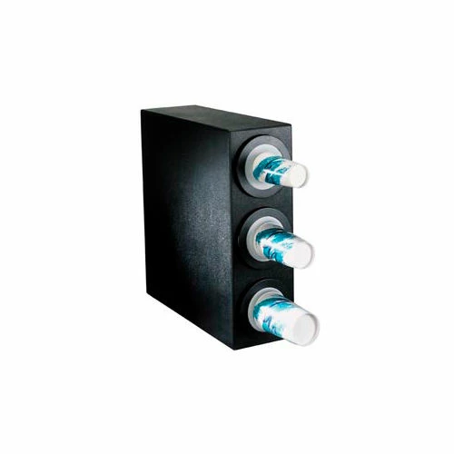 Dispense-Rite® BFL Countertop 3 Cup Dispensing Cabinet - Black 3 Dispense-Rite® BFL Countertop 3 Cup Dispensing Cabinet - Black
