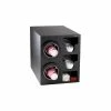 Dispense-Rite® Countertop 2 Cup Black Dispense Cabinet w/Organizers -Dispensers & Organizers Sales DEI CTC C 2BT