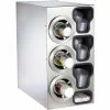 Dispense-Rite® Countertop SS Left 3 Cup Dispensing Cabinet w/Organizers 1 Dispense-Rite® Countertop SS Left 3 Cup Dispensing Cabinet w/Organizers -Dispensers & Organizers Sales DEI CTC C 3LSS