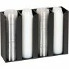 Dispense-Rite® CTCO-4BT - Portion Cup & Lid Organizer, Countertop Or Wall Mount