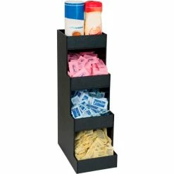 Dispense-Rite® CTVH-4BT - Condiment Organizer, 4 Sections, Countertop