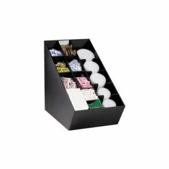 Dispense-Rite® Counter Lid, Straw, Condiment, Napkin Organizer- Contour Top