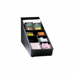 Dispense-Rite® Countertop Lid, Straw & Condiment Organizer - Narrow