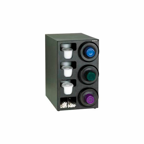 Dispense-Rite® Upright Rt 3 Cup Dispensing Cabinet w/Lid, Straw Organizer 3 Dispense-Rite® Upright Rt 3 Cup Dispensing Cabinet w/Lid, Straw Organizer