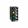 Dispense-Rite® Upright Left 4 Cup Dispenser w/Lid & Straw Organizer -Dispensers & Organizers Sales DEI STL C 4LBT