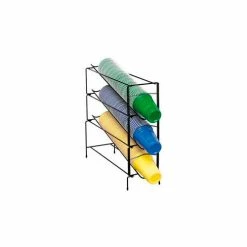Dispense-Rite® 3 Section Vertical Wire Rack Cup Dispenser