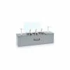 Nemco Condiment Bar W 2 Pumps 3 Pan 1.1 Qts. Each - 25-3/4" X 8" X 12" -Dispensers & Organizers Sales NEO 88100 CB 2