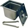Paragon 5066S - Steam Table Pan Set, 1/6 Size, 6" Deep with Lid and Tongs, Stainless Steel -Dispensers & Organizers Sales PRL 5066S