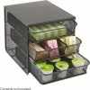 Safco 3275BL - Onyx Hospitality / Break Room Organizer, 3 Drawers -Dispensers & Organizers Sales SAC 3275BL