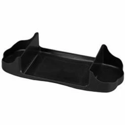San Jamar Venue™ Tabletop Napkin/Condiment Caddy, Holds Disp. H4005Tbk,7"X 6-1/2"X3-1/8" H,Black Pearl