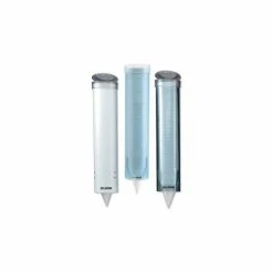 San Jamar Medium Pull-Type Water Cup, Artic Blue - Pkg Qty 12