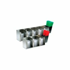 San Jamar Adjustable Lid Organizers, 5 stacks