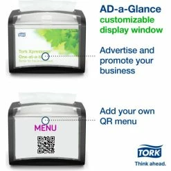 Tork® Xpressnap Tabletop Napkin Dispenser, Black -Dispensers & Organizers Sales Tork6232000 06