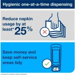 Tork® Xpressnap Stand Napkin Dispenser, Black -Dispensers & Organizers Sales Tork6332000 07