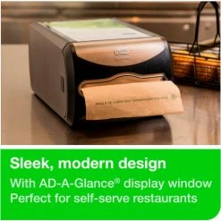 Tork® Xpressnap Counter Napkin Dispenser, Black -Dispensers & Organizers Sales Tork6432000 07
