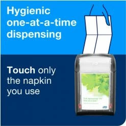 Tork® Xpressnap Fit Napkin Dispenser, Tabletop, Black -Dispensers & Organizers Sales Tork7232000 04