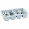 Vollrath® Traex Cutlery Box, 52651, Polyethylene, Gray - Pkg Qty 12 -Dispensers & Organizers Sales VOL 52651