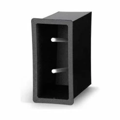 Vollrath® Acry Fab, Flush Mount Vertical Dome Lid Dispenser FMDL-2V 2 Stack 13-3/8"x6-3/4"x12"