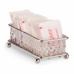 Vollrath® Traex Dripcut Sugar Packet Holders, WR-1009, Chrome-Plated, W/O Handles - Pkg Qty 12