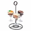 Vollrath® Circular Wire Flight Caddy, WR-1027-06, Hold 3 Glasses, 7" X 11" 2 Vollrath® Circular Wire Flight Caddy, WR-1027-06, Hold 3 Glasses, 7" X 11" -Dispensers & Organizers Sales VOL WR 1027 06